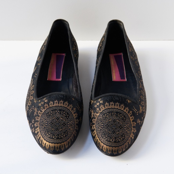 80s - SUSAN BENNIS - WARREN EDWARDS - Loafer - Men\'s - 9.5 - BLK - Silk main image 6